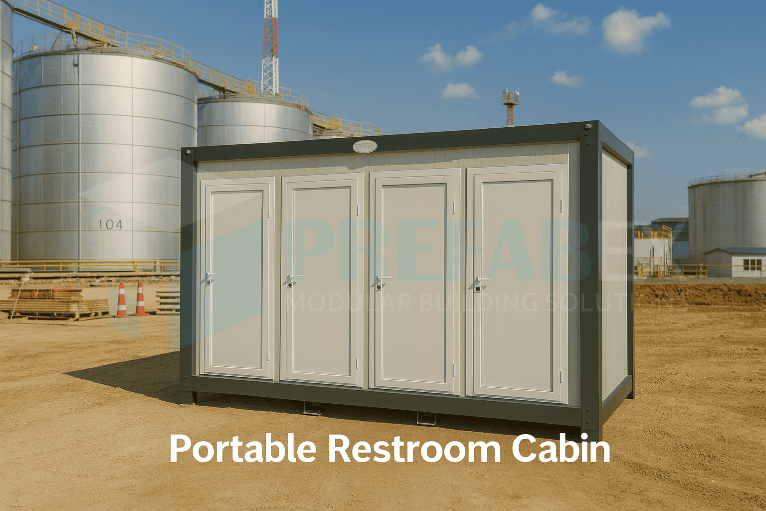 Portable Restroom Cabin (3)